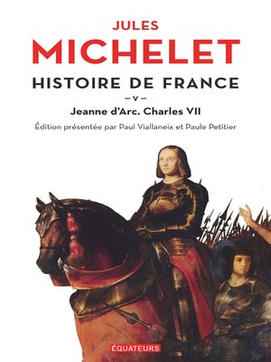cover image of Histoire de France (Tome 5)--Jeanne d'Arc, Charles  VII